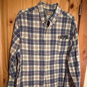 Duluth Trading Company men’s flannel shirt